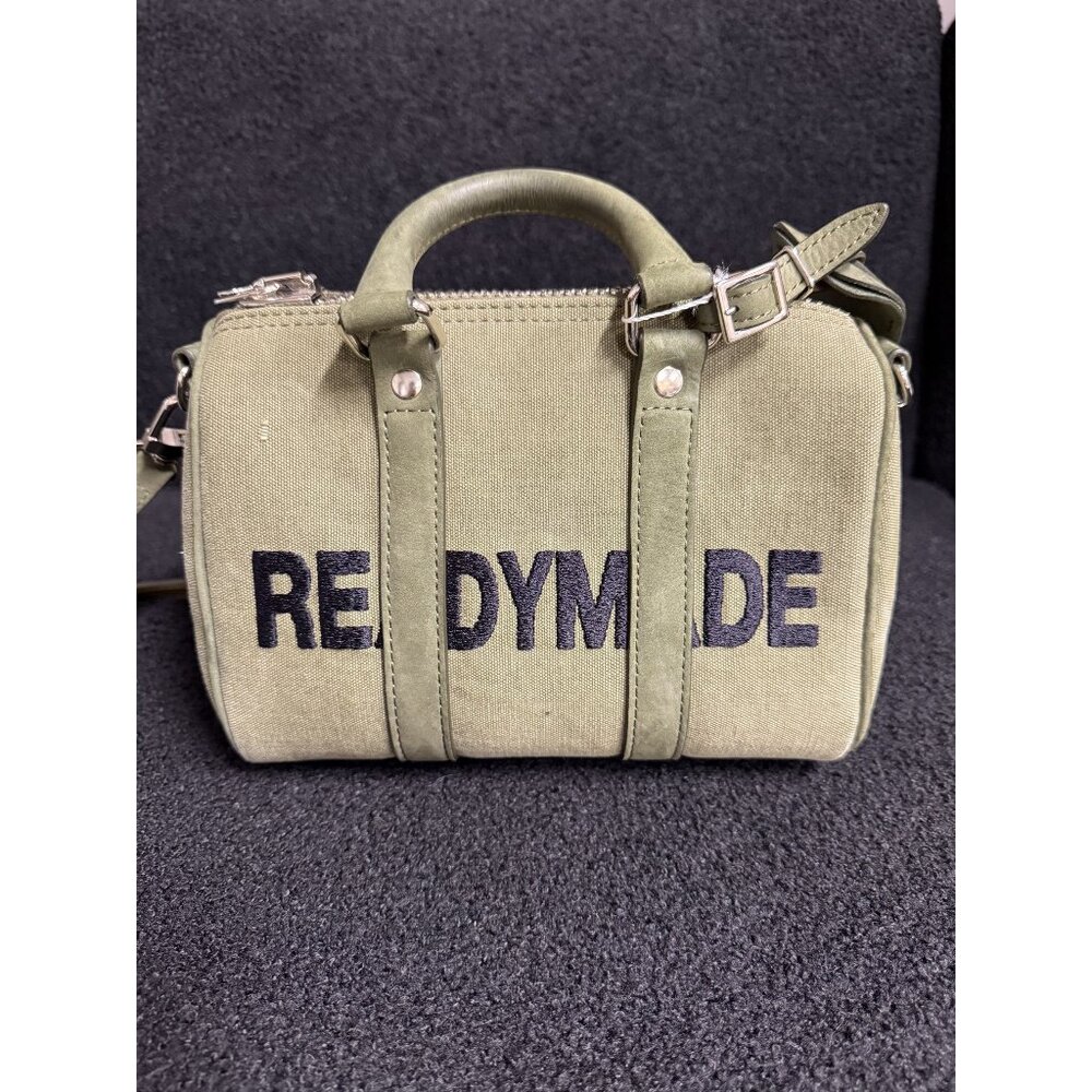 Readymade Olive Green Canvas Overnight Bag Made In Japan